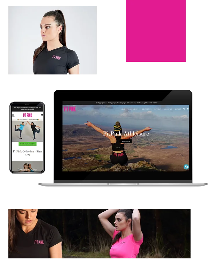 Sports Apparel Website Design